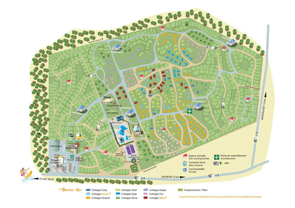 Lageplan von La Côte d'Argent