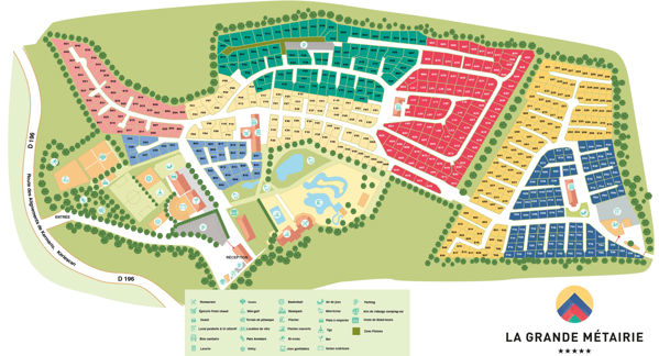 Lageplan von La Grande Métairie de Kermario