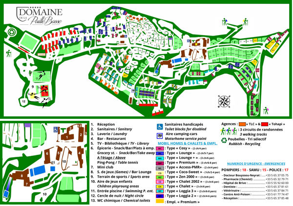 Lageplan von La Paille Basse