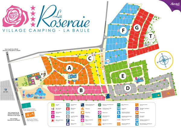 Lageplan von La Roseraie