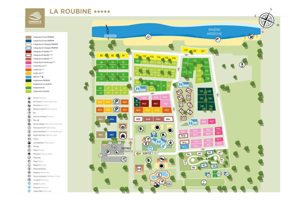 Lageplan von La Roubine