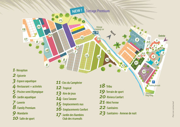 Lageplan von La Sardane