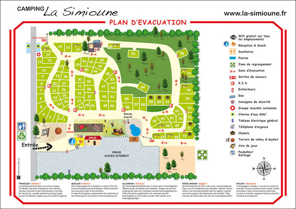 Lageplan von La Simioune