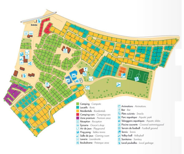 Lageplan von La Vallée