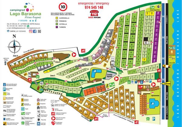 Lageplan von Lago Barasona