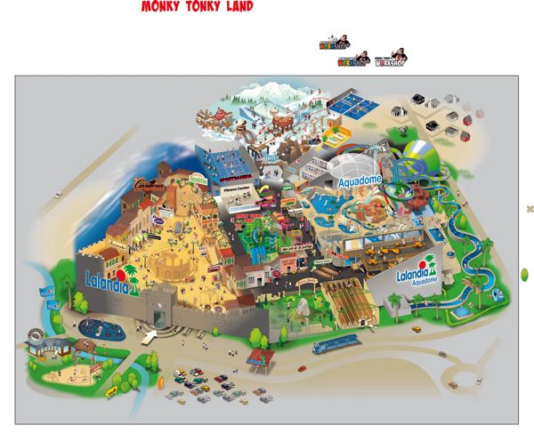 Lageplan von Lalandia Billund