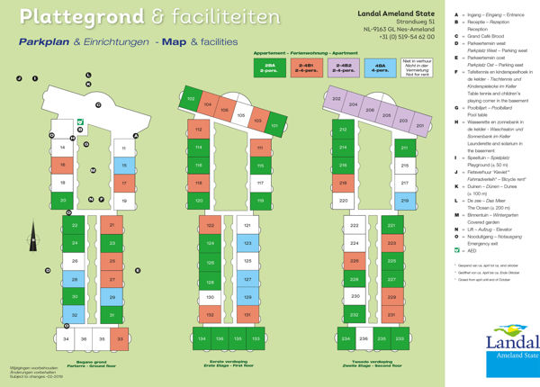 Lageplan von Landal Ameland State