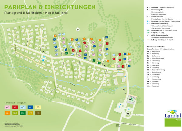 Lageplan von Landal Arber