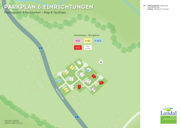Lageplan von Landal Clofers Obermöschach