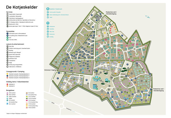Lageplan von Landal De Katjeskelder