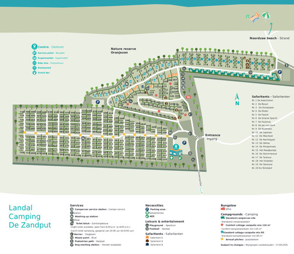 Lageplan von Landal De Zandput