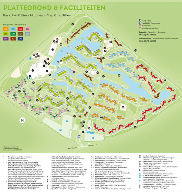 Lageplan von Landal Het Vennenbos