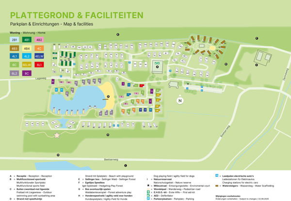 Lageplan von Landal Landgoed Bourtange