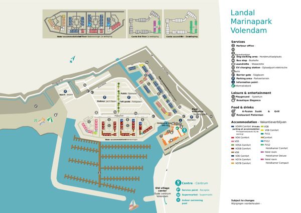 Lageplan von Landal Marinapark Volendam