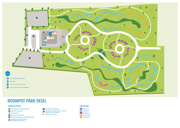 Lageplan von Landal Park Eksel