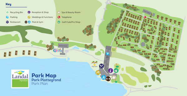 Lageplan von Landal Piperdam