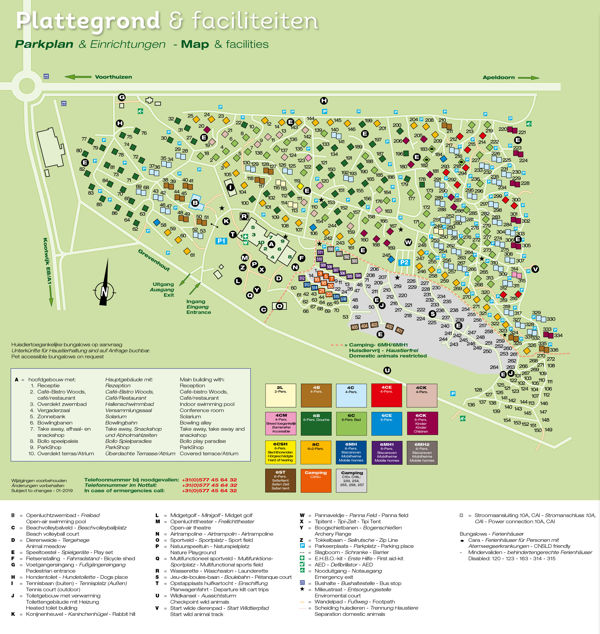 Lageplan von Landal Rabbit Hill