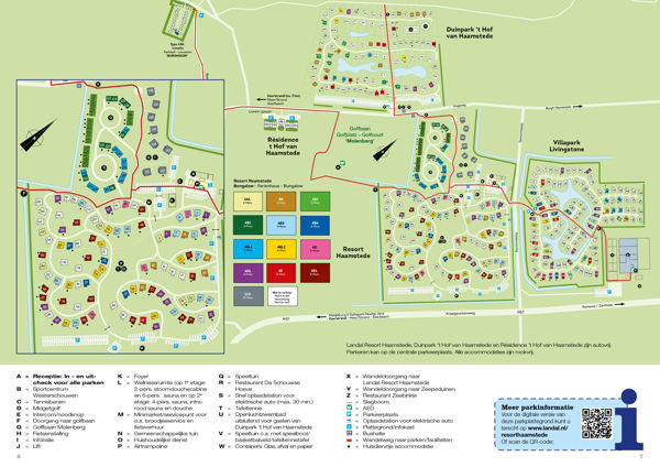 Lageplan von Landal Resort Haamstede