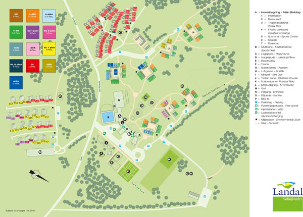 Lageplan von Landal Søhøjlandet
