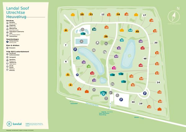 Lageplan von Landal Soof Heuvelrug