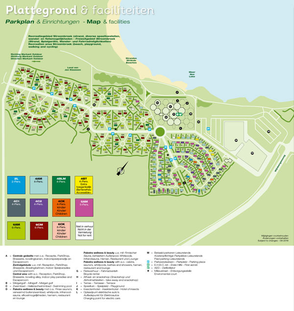Lageplan von Landal Stroombroek
