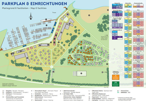 Lageplan von Landal Travemünde