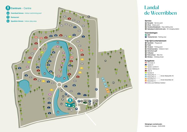 Lageplan von Landal Villapark De Weerribben