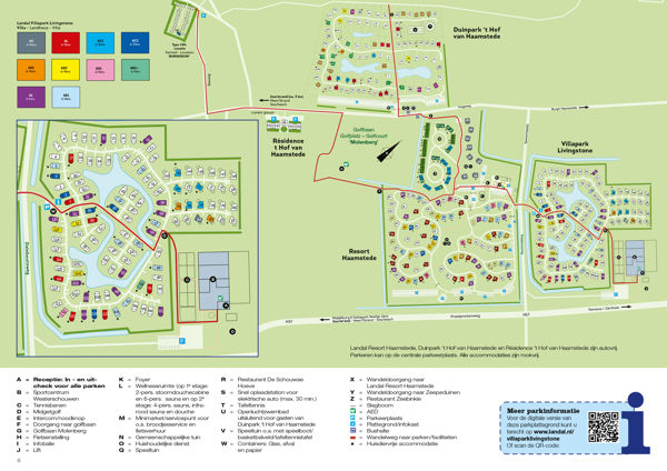 Lageplan von Landal Villapark Livingstone