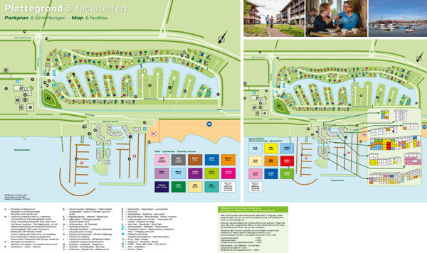 Lageplan von Landal Waterparc Veluwemeer
