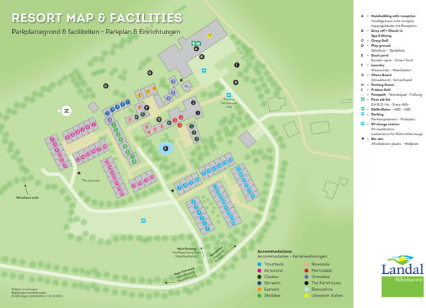 Lageplan von Landal Whitbarrow