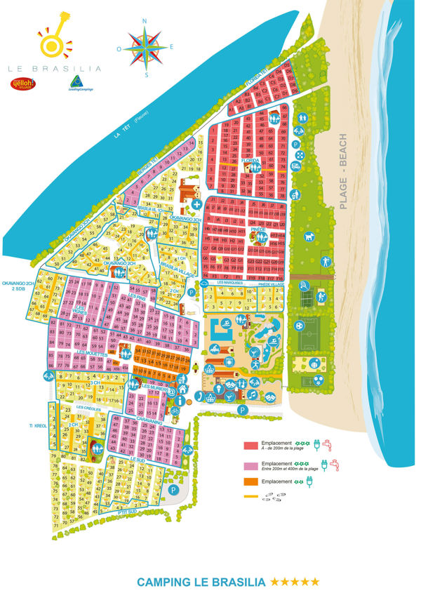 Lageplan von Le Brasilia
