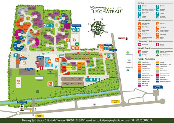 Lageplan von Le Château