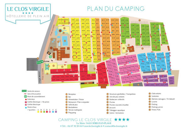 Lageplan von Le Clos Virgile
