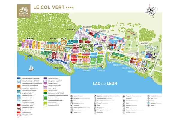 Lageplan von Le Col Vert