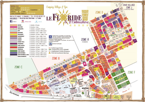 Lageplan von Le Floride
