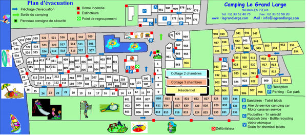 Lageplan von Le Grand Large (Les Pieux)
