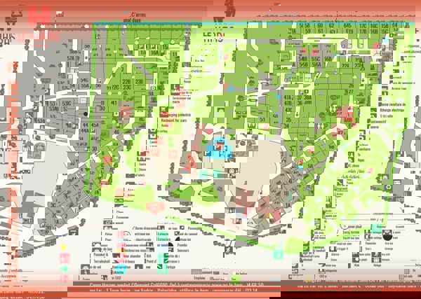 Lageplan von Le Haras (Argeles)