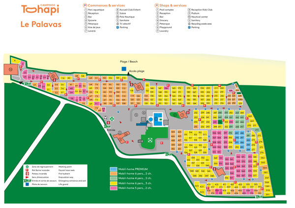 Lageplan von Le Palavas
