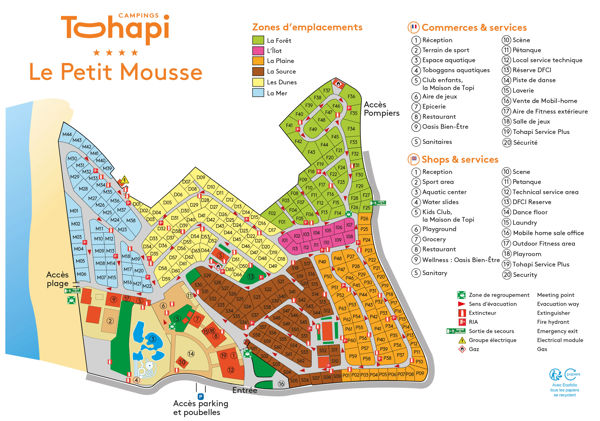Lageplan von Le Petit Mousse