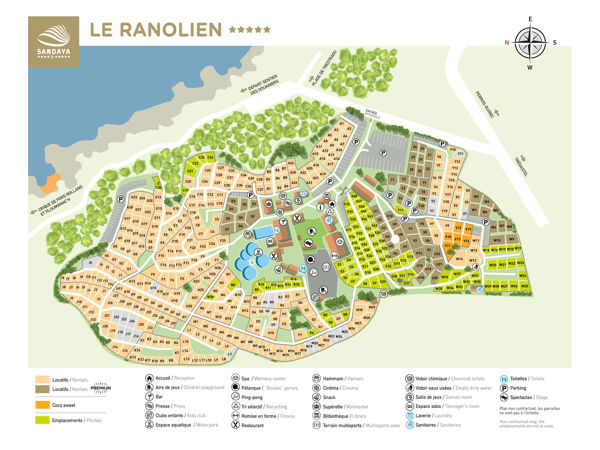Lageplan von Le Ranolien