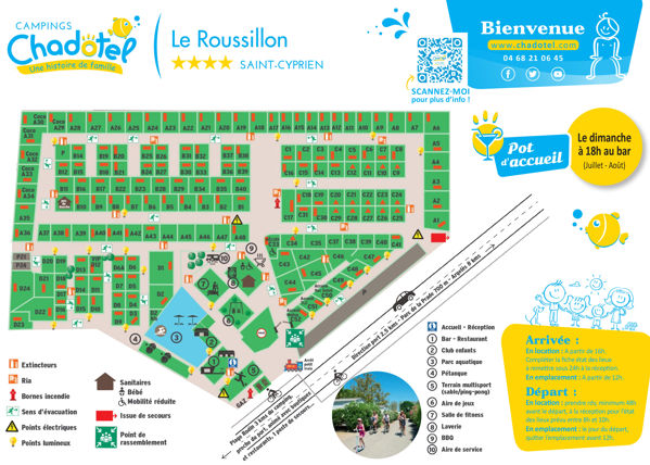 Lageplan von Le Roussillon