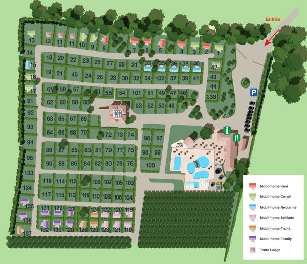 Lageplan von Le Soleil Fruité