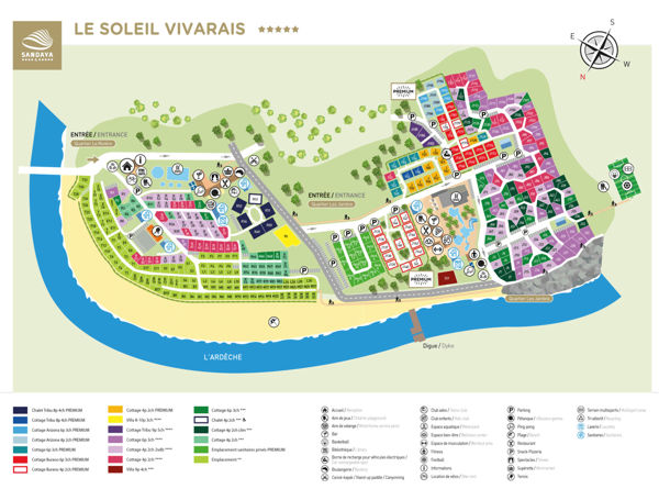 Lageplan von Le Soleil Vivarais