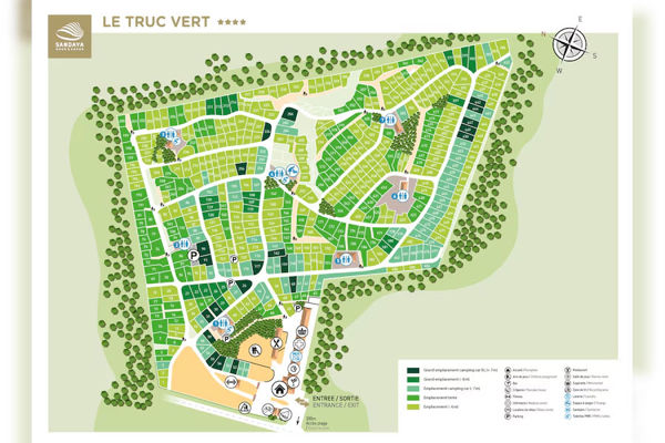 Lageplan von Le Truc Vert