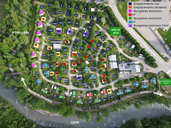 Lageplan von l'Eden de la Vanoise