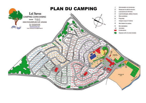 Lageplan von Leï Suves