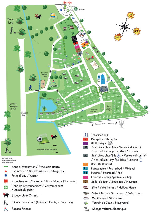 Lageplan von Les Deux Vallees