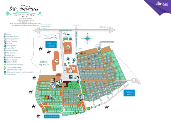 Lageplan von Les Embruns d'Oléron