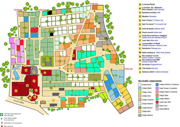 Lageplan von Les Gros Joncs