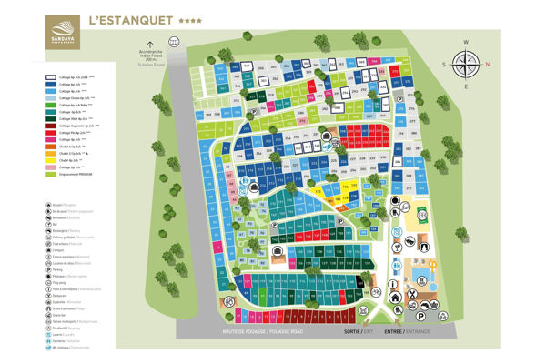Lageplan von l'Estanquet